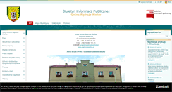 Desktop Screenshot of bip.wadrozewielkie.pl